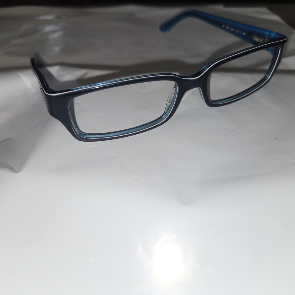 Ray-Ban RB 5092 2234 Blue Black Rectangular Eyeglasses Frames 52-15-135